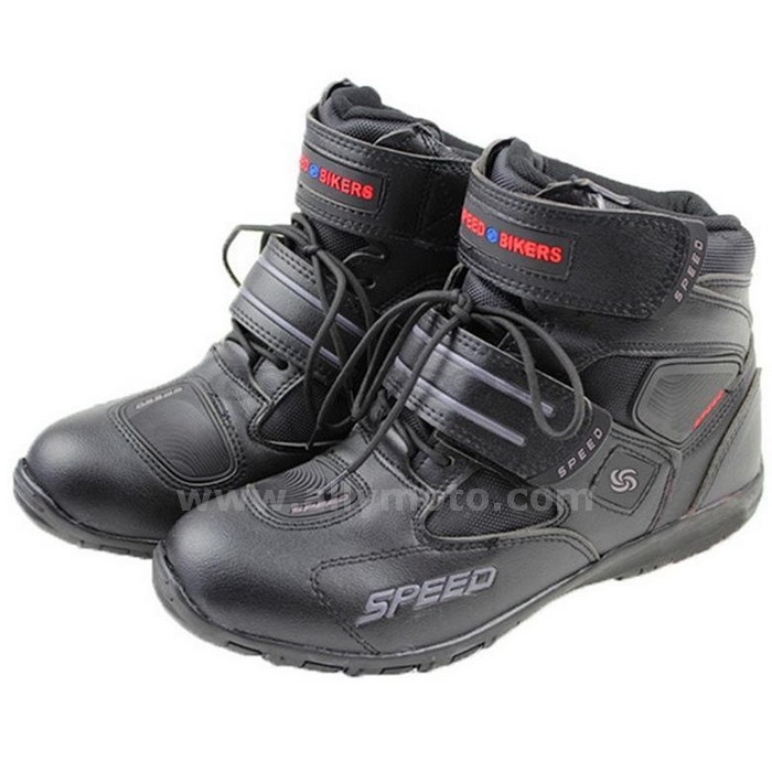 131 Touring Boots Men Microfiber Leather Racing Motocross Off-Road Motorbike Ankle Shoes@4